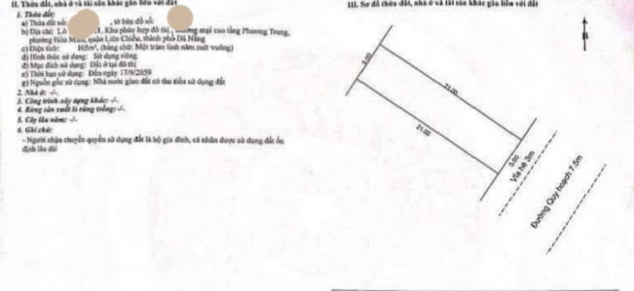 🔴💥Bán đất đường Trần Đăng (khu A1 Phương Trang) - Gần biển - Ảnh chính